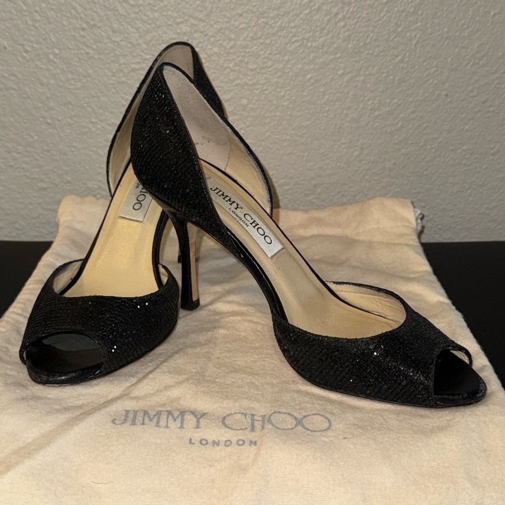 Jimmy Choo d'orsay Peep-toe Heels